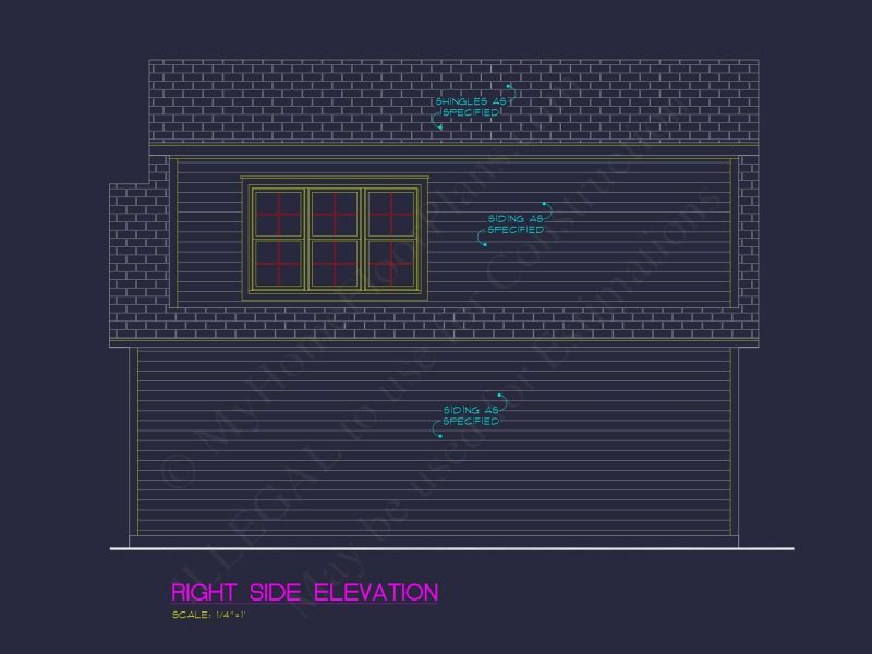 2-Car Garage House Plan with Living Space and CAD Blueprints