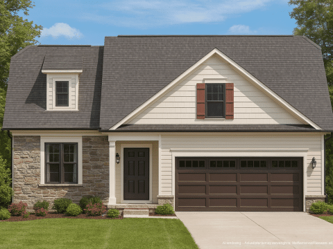 4-Bedroom Traditional Craftsman House Plan with 2 Stories