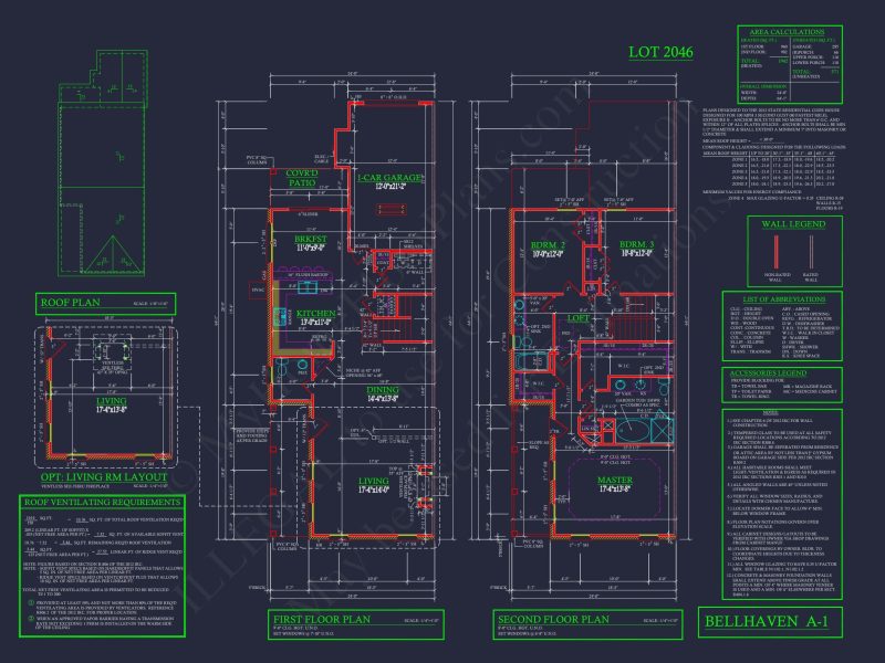 4-Unit Modern Townhome Floor Plan with CAD Designs and Blueprints