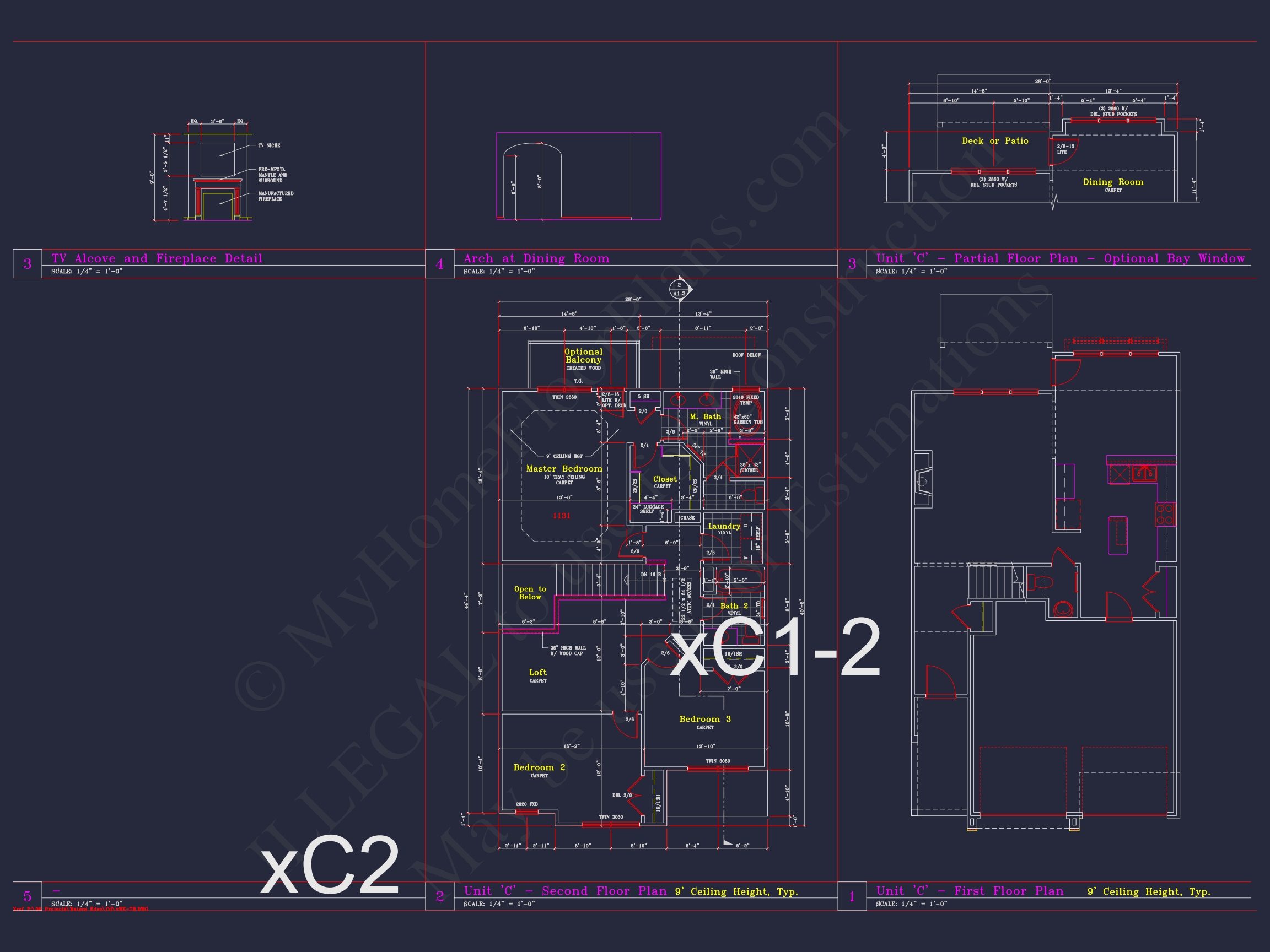 6-Unit Townhome Floor Plan with CAD Designs & Modern Features (16)