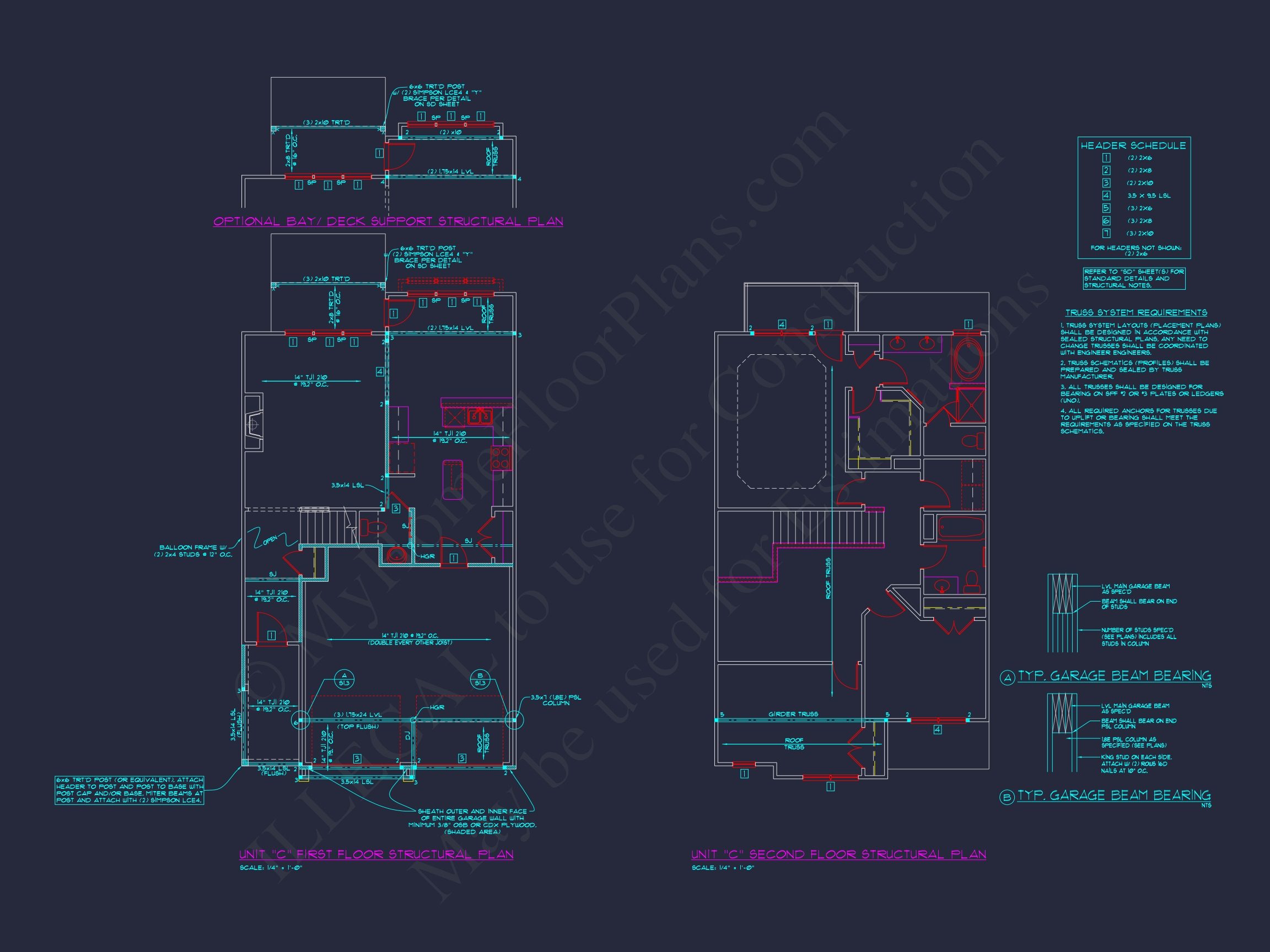 6-Unit Townhome Floor Plan with CAD Designs & Modern Features (26)