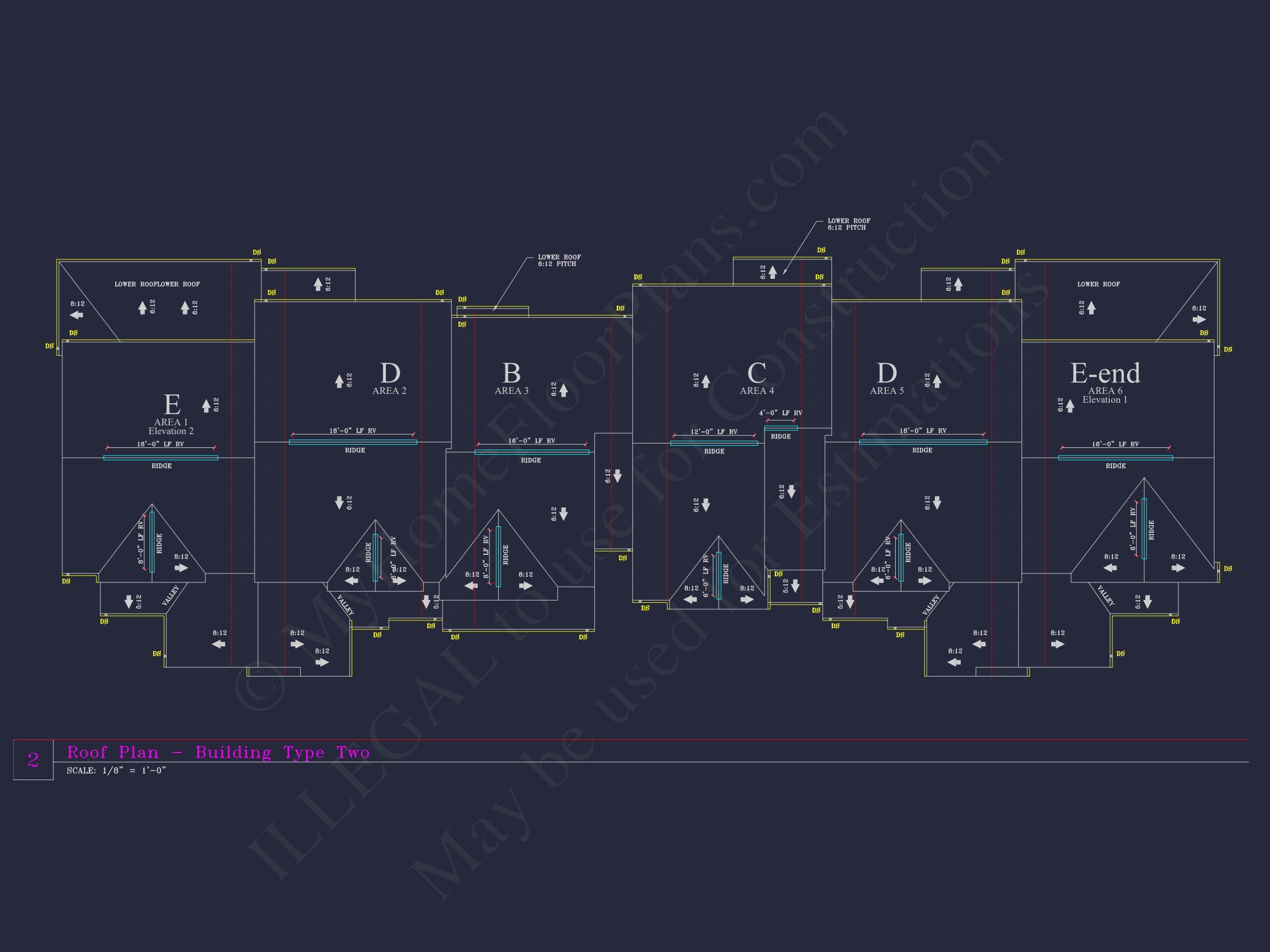 6-Unit Townhome Floor Plan with CAD Designs & Modern Features (6)
