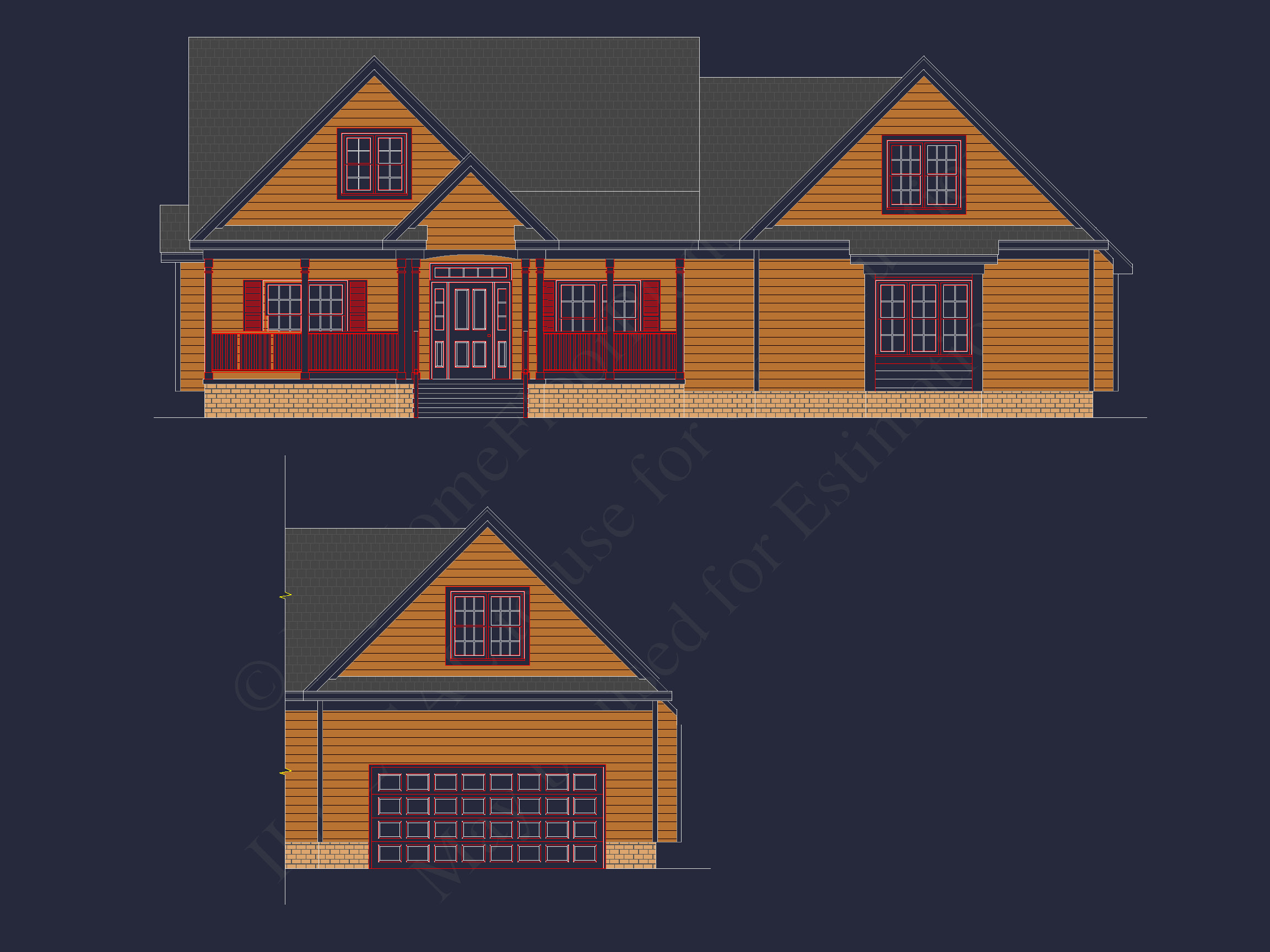 Craftsman Home Plan – Detailed Floor Plan & CAD Designs