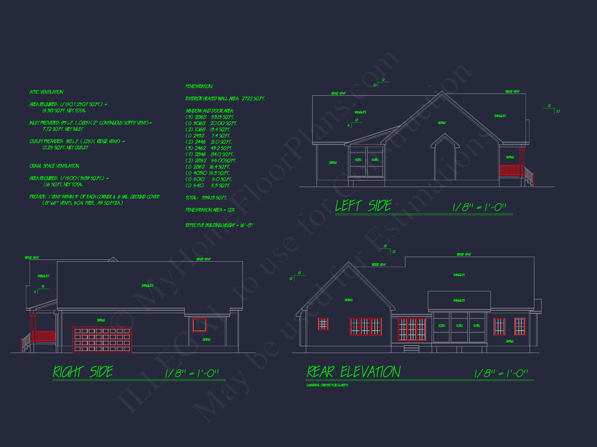 Craftsman Home Plan – Detailed Floor Plan & CAD Designs