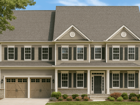 Amberly Spacious 2-Story Traditional House Plan with Open Layout
