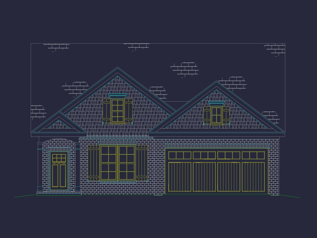Beautiful 2-Story Home Plan with Traditional Craftsman Style