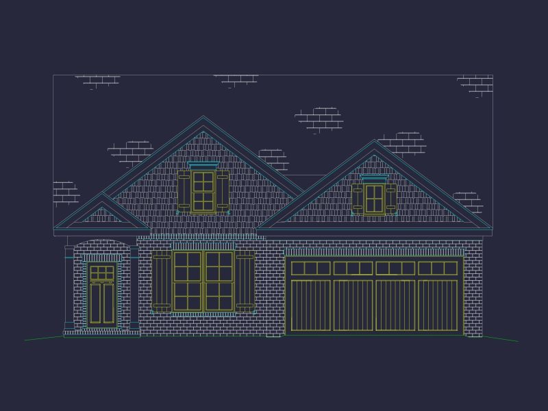Beautiful 2-Story Home Plan with Traditional Craftsman Style