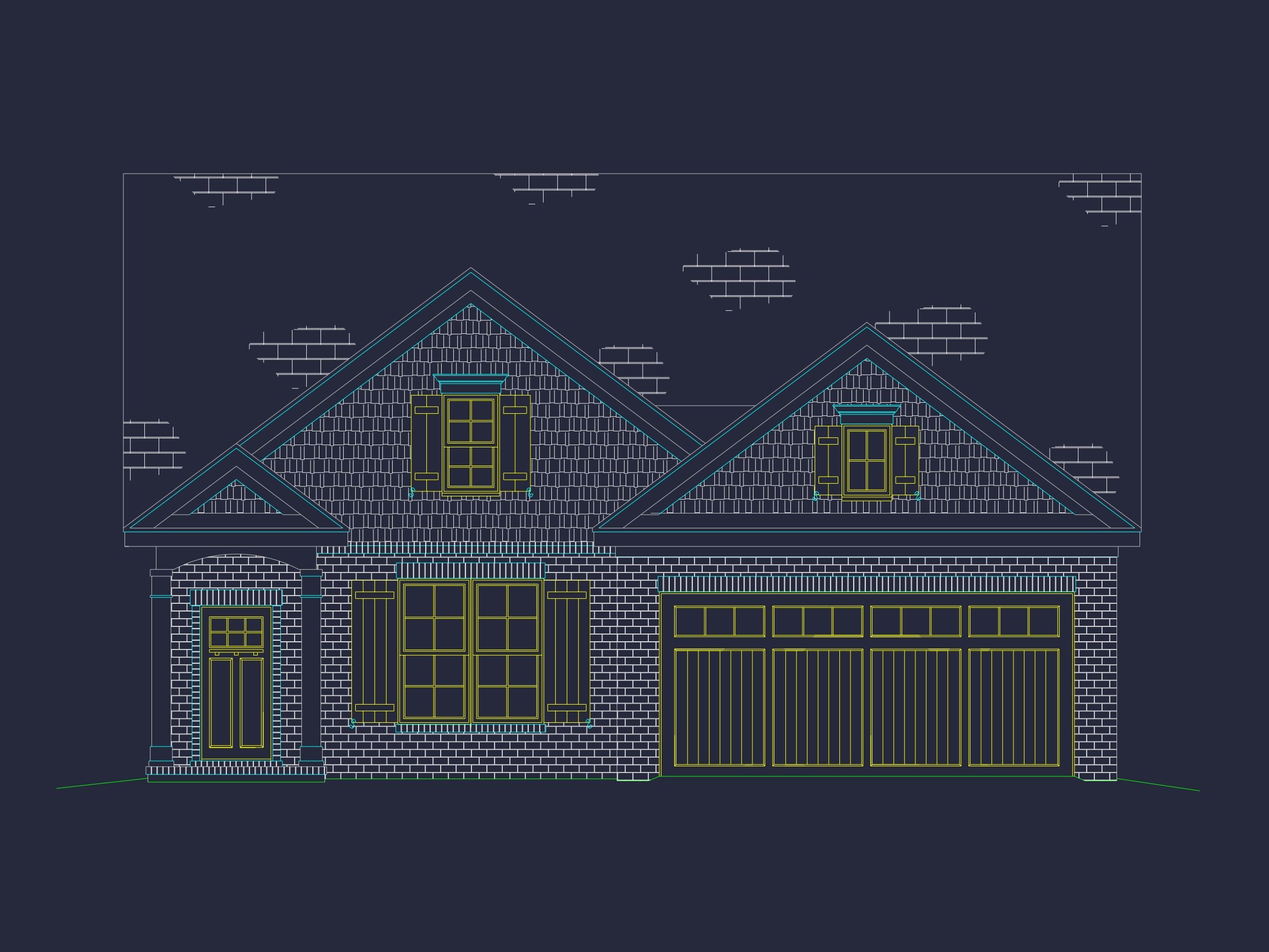 Beautiful 2-Story Home Plan with Traditional Craftsman Style