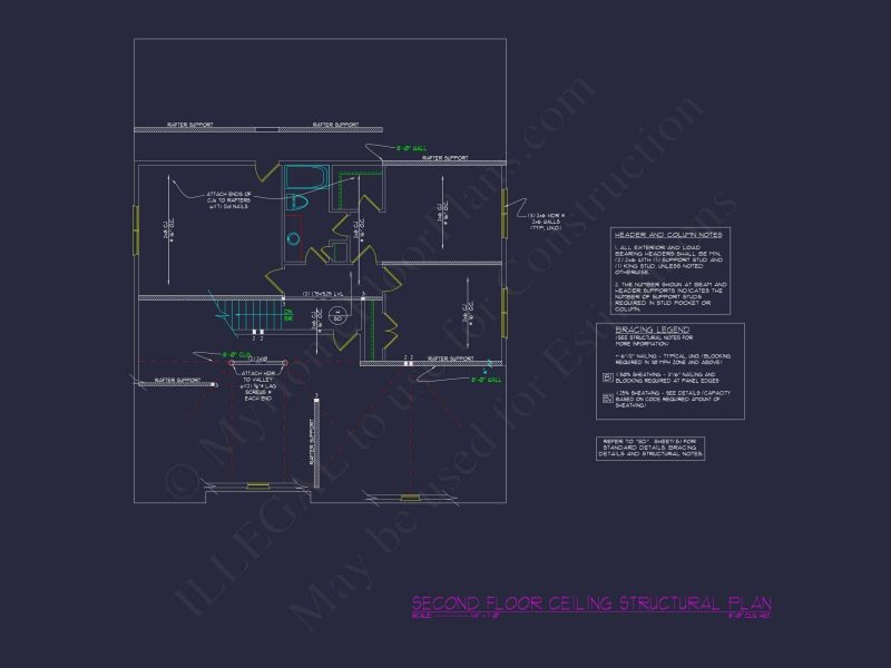 Beautiful 2-Story Home Plan with Traditional Craftsman Style