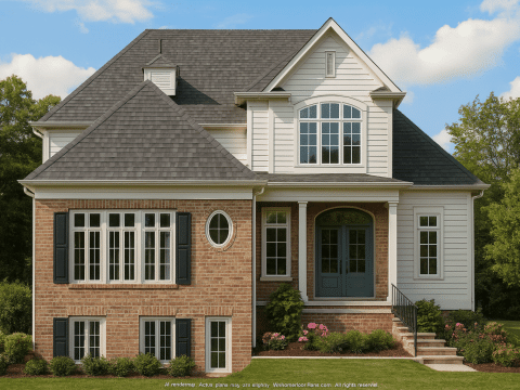Beautiful Beach Home Floor Plan with CAD Designs & Blueprint