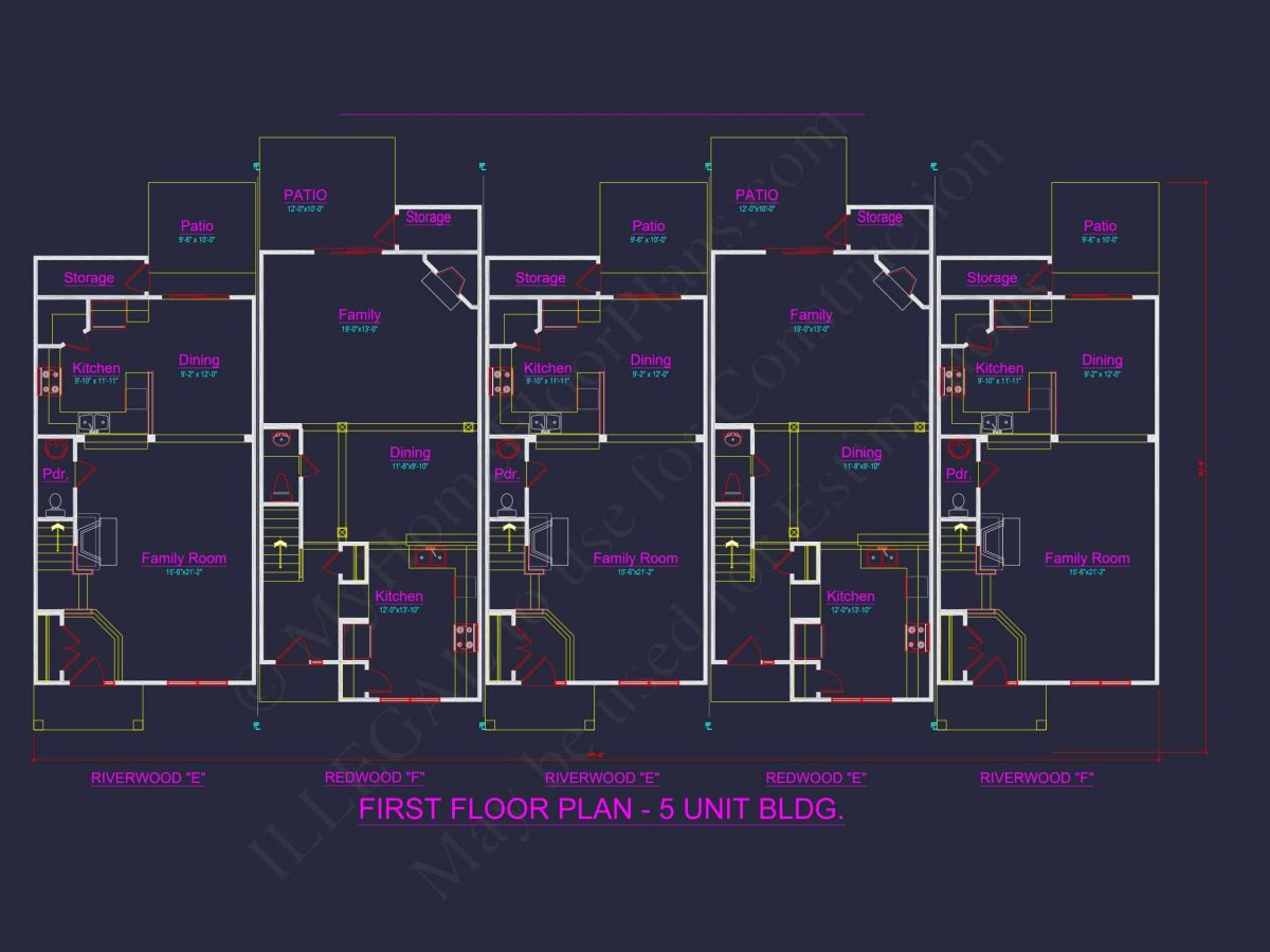 Beautiful CAD Home Plan with 3 Beds, 2.5 Baths, and Open Design