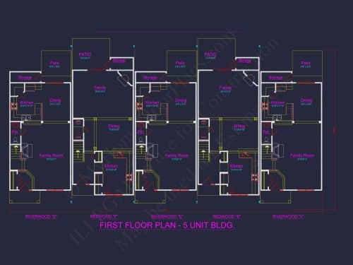 Beautiful CAD Home Plan with 3 Beds, 2.5 Baths, and Open Design