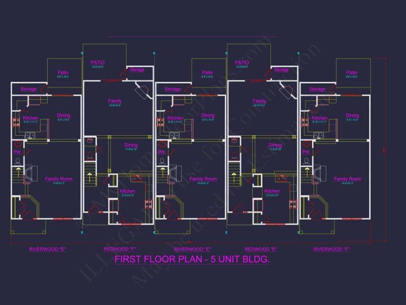 Beautiful CAD Home Plan with 3 Beds, 2.5 Baths, and Open Design