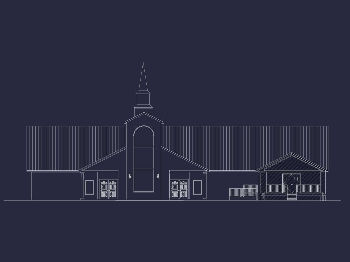 Beautiful Church Floor Plan with Traditional Architecture & Functional Layout
