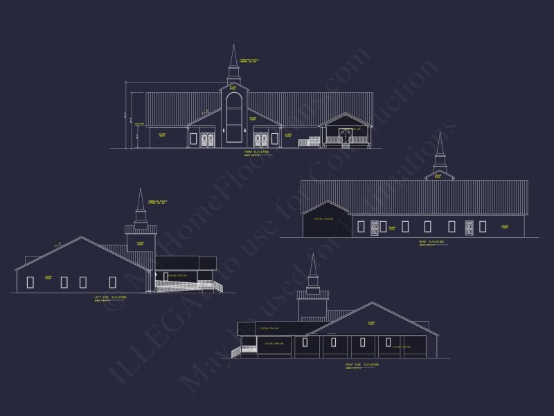 Beautiful Church Floor Plan with Traditional Architecture & Functional Layout