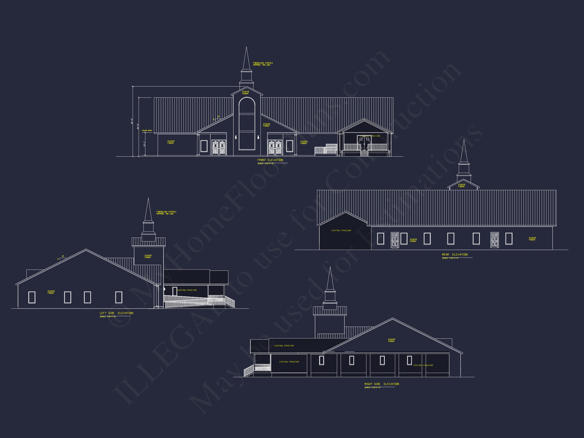 Beautiful Church Floor Plan with Traditional Architecture & Functional Layout