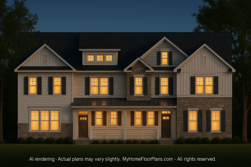 Beautiful Duplex Home Design with Functional CAD Blueprint