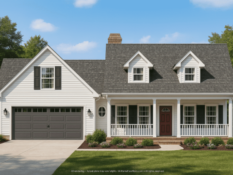 Beautiful Home Floor Plan with CAD Designs & Blueprints