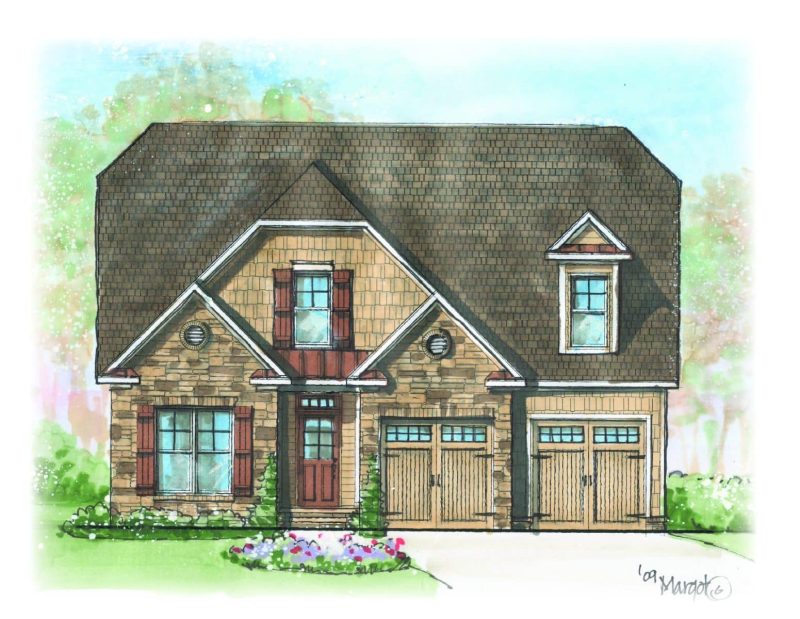 Beautiful One-Story Craftsman House Plan with Vaulted Ceilings & CAD Blueprints