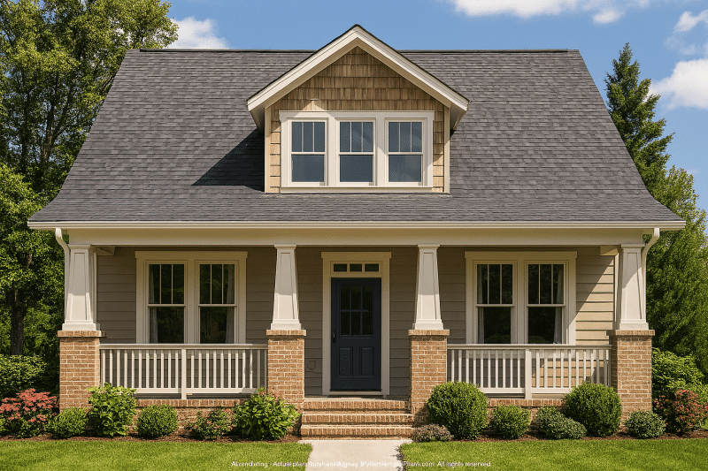 Charming 1-Story Craftsman House Plan with Open Layout