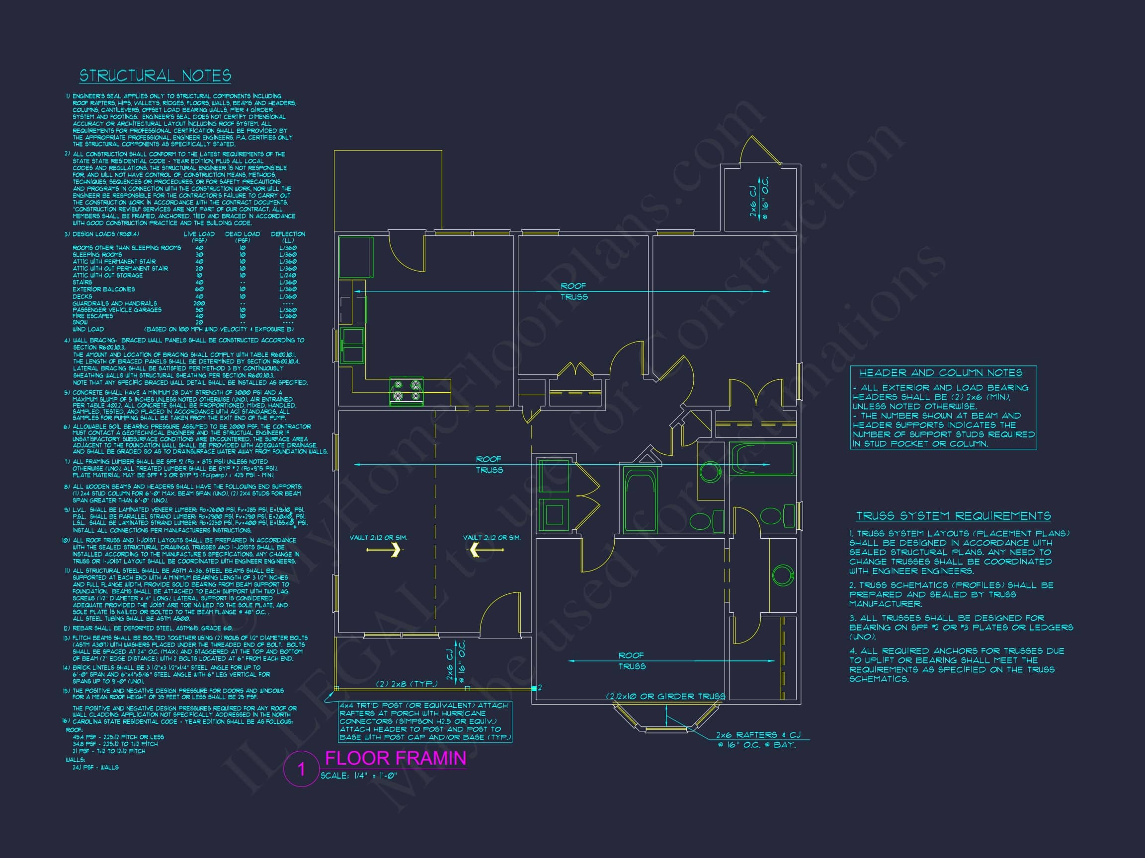 Charming 1-Story House Plan with 3 Bedrooms and Efficient CAD Designs