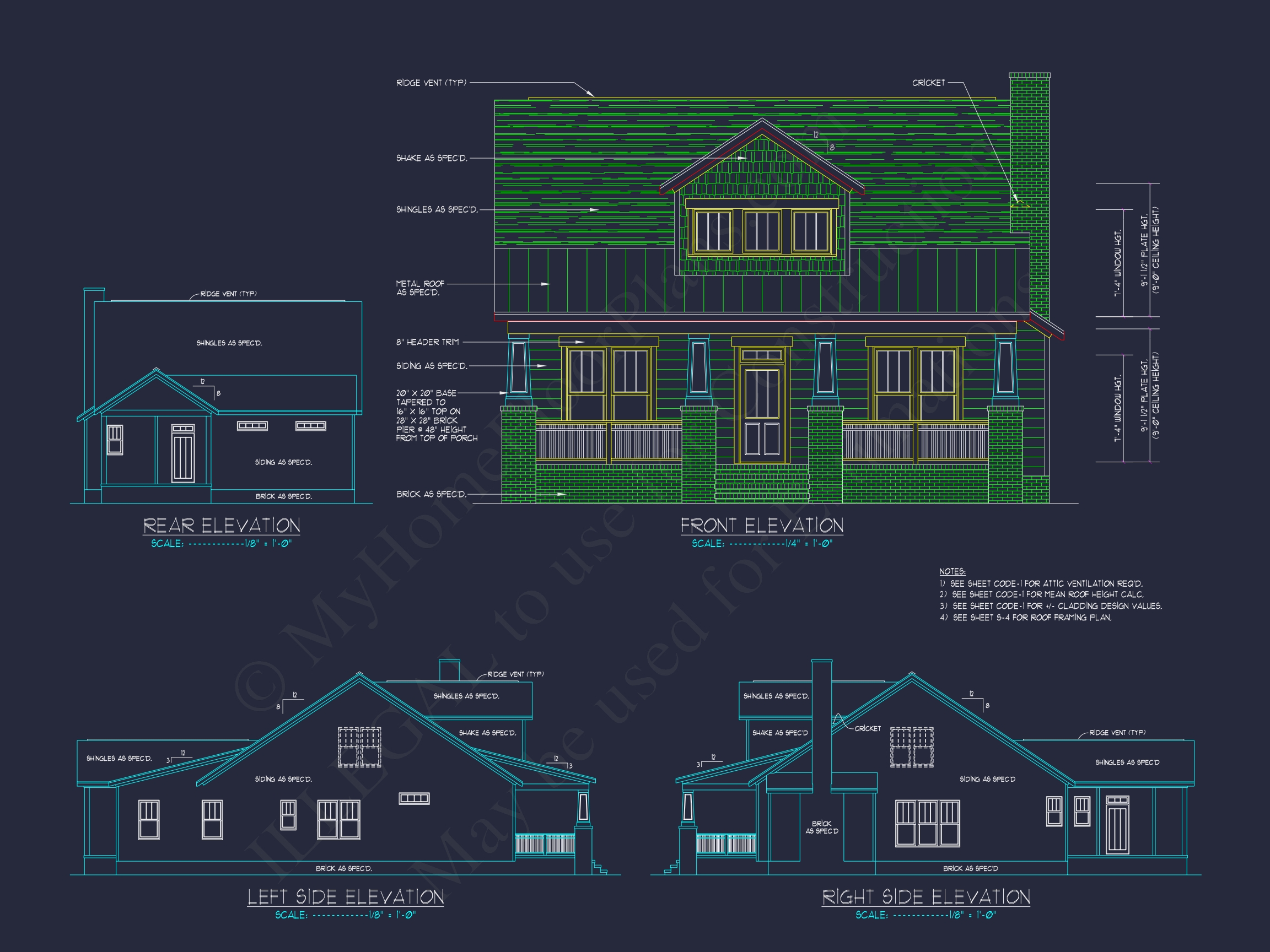 Charming 1.5-Story Craftsman House Plan with 2 Bedrooms & CAD Files