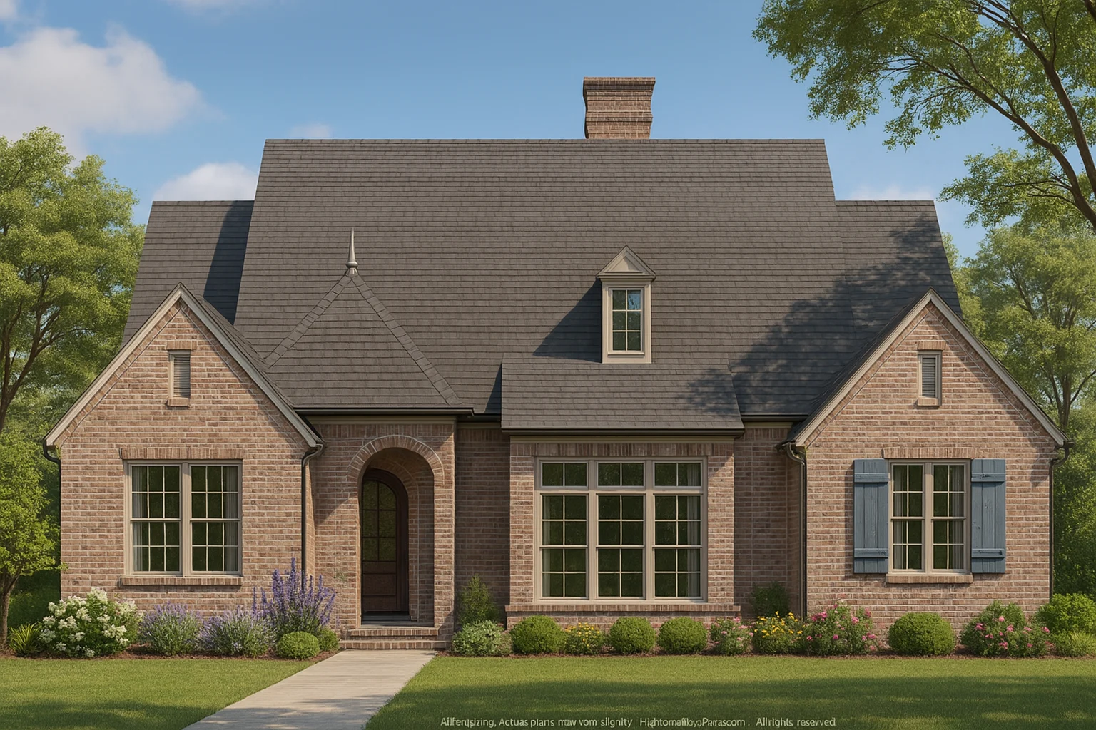 Charming 2-Story Home Plan with Open Floor CAD Designs