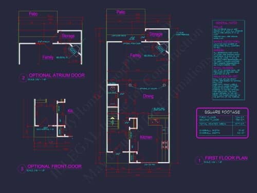 Charming 2-Story House Plan with Open Layout & Vaulted Ceilings