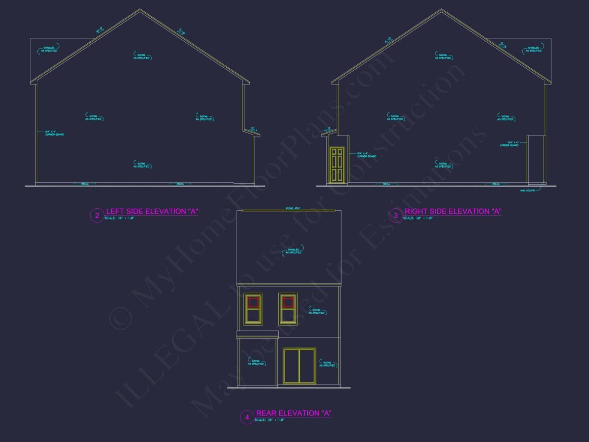 Charming 2-Story House Plan with Open Layout & Vaulted Ceilings