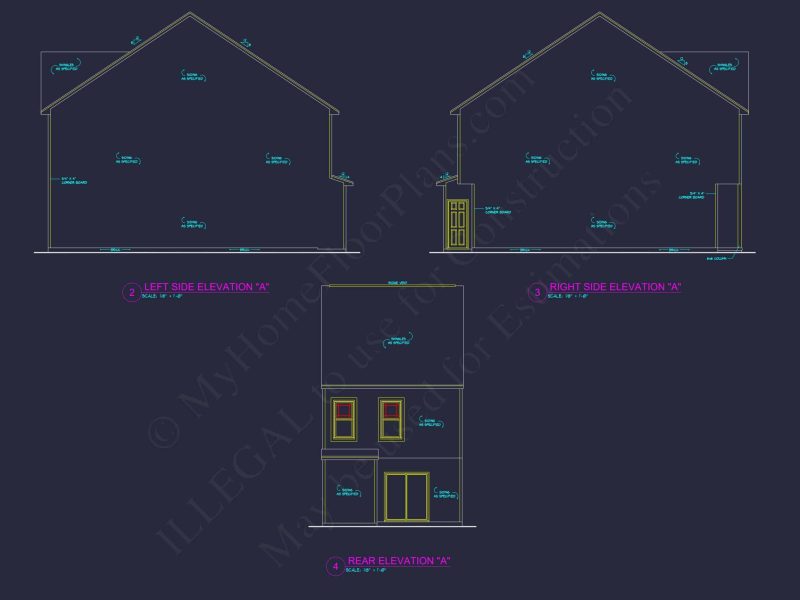 Charming 2-Story House Plan with Open Layout & Vaulted Ceilings
