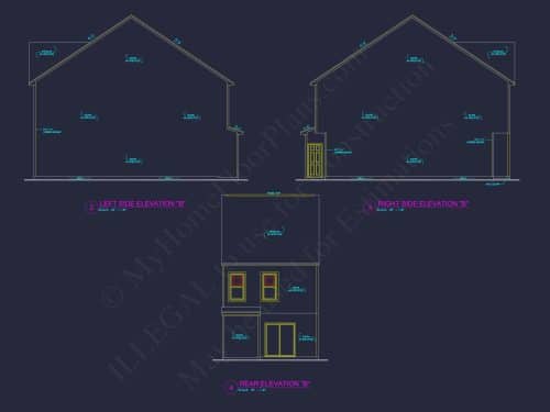 Charming 2-Story House Plan with Open Layout & Vaulted Ceilings