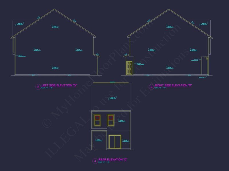 Charming 2-Story House Plan with Open Layout & Vaulted Ceilings