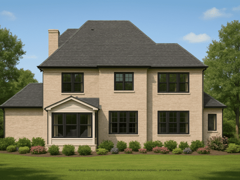 Charming 3-Story Home Plan with 4 Bedrooms and Workshop