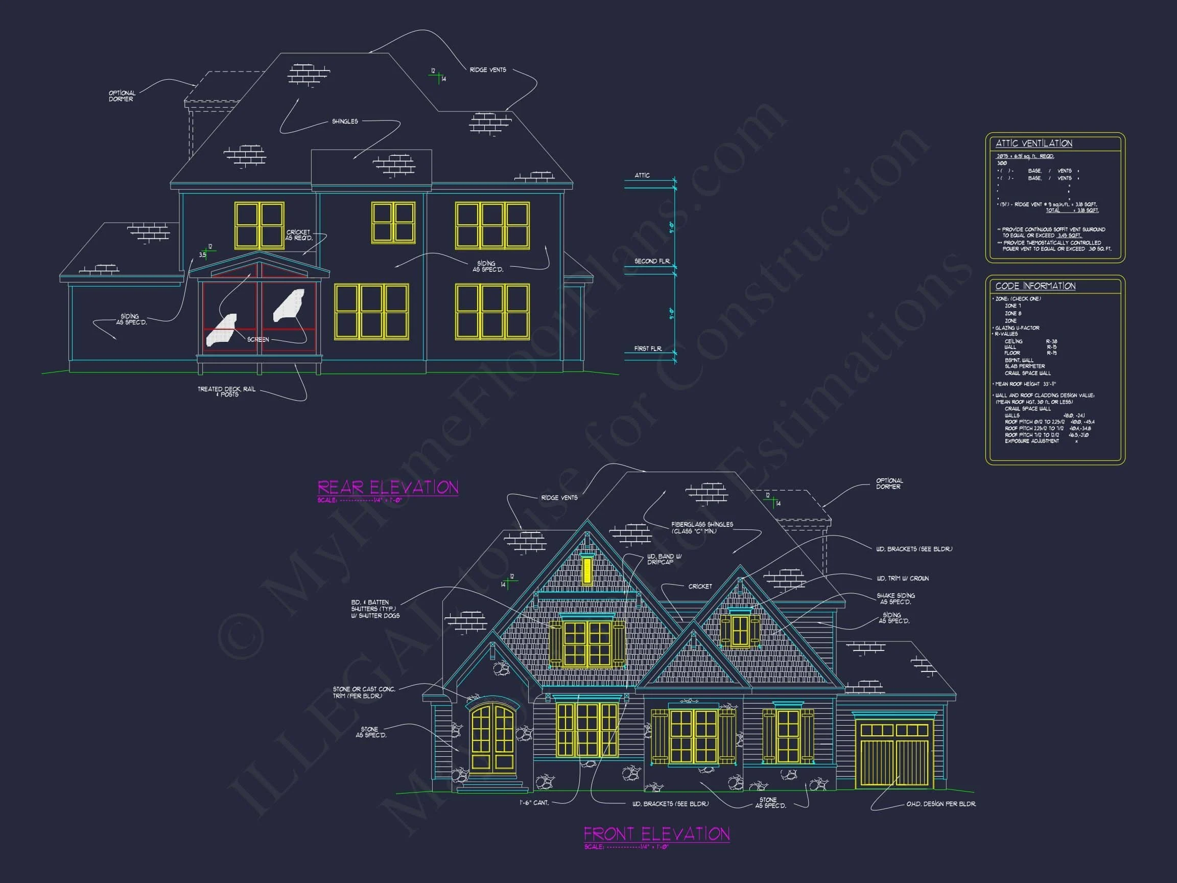 Charming 3-Story Home Plan with 4 Bedrooms and Workshop