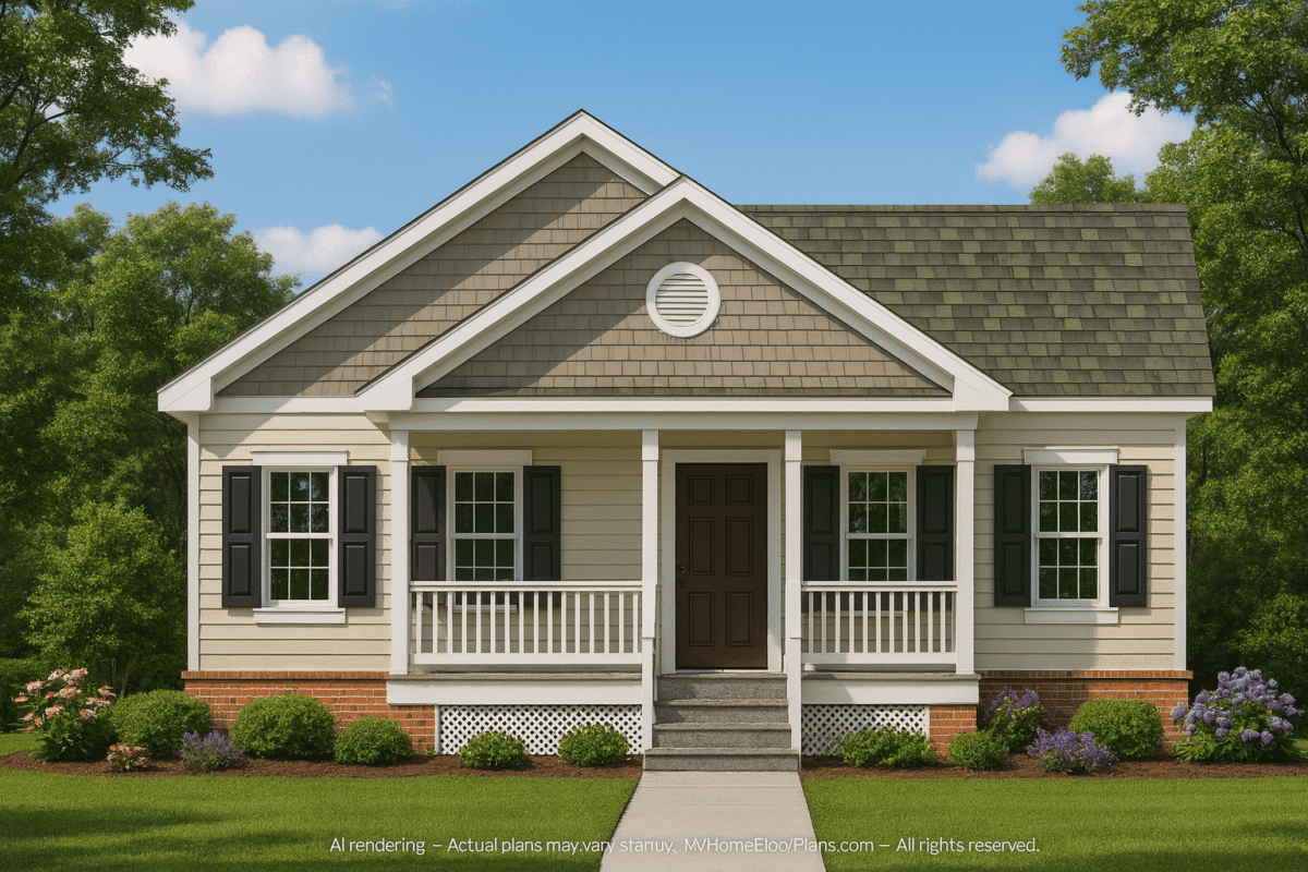 Charming 4-Bedroom Craftsman House Plan with Cozy Layout