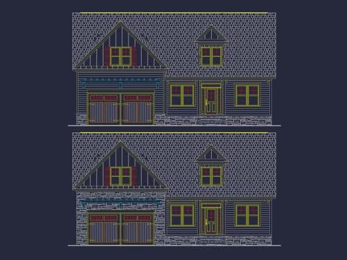 Charming 1.5-Story Craftsman House Plan with Cozy Layout & Custom CAD