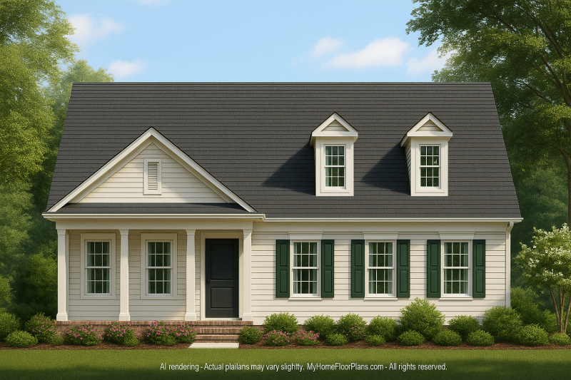 IMPORTANT Make the house as realistic as possible, landscape orientation, and display entire house. Do not cut off right or left side of house!