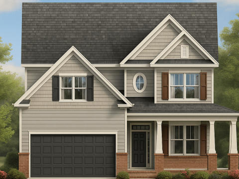 IMPORTANT Make the house as realistic as possible, landscape orientation, and display entire house. Do not cut off right or left side of house!