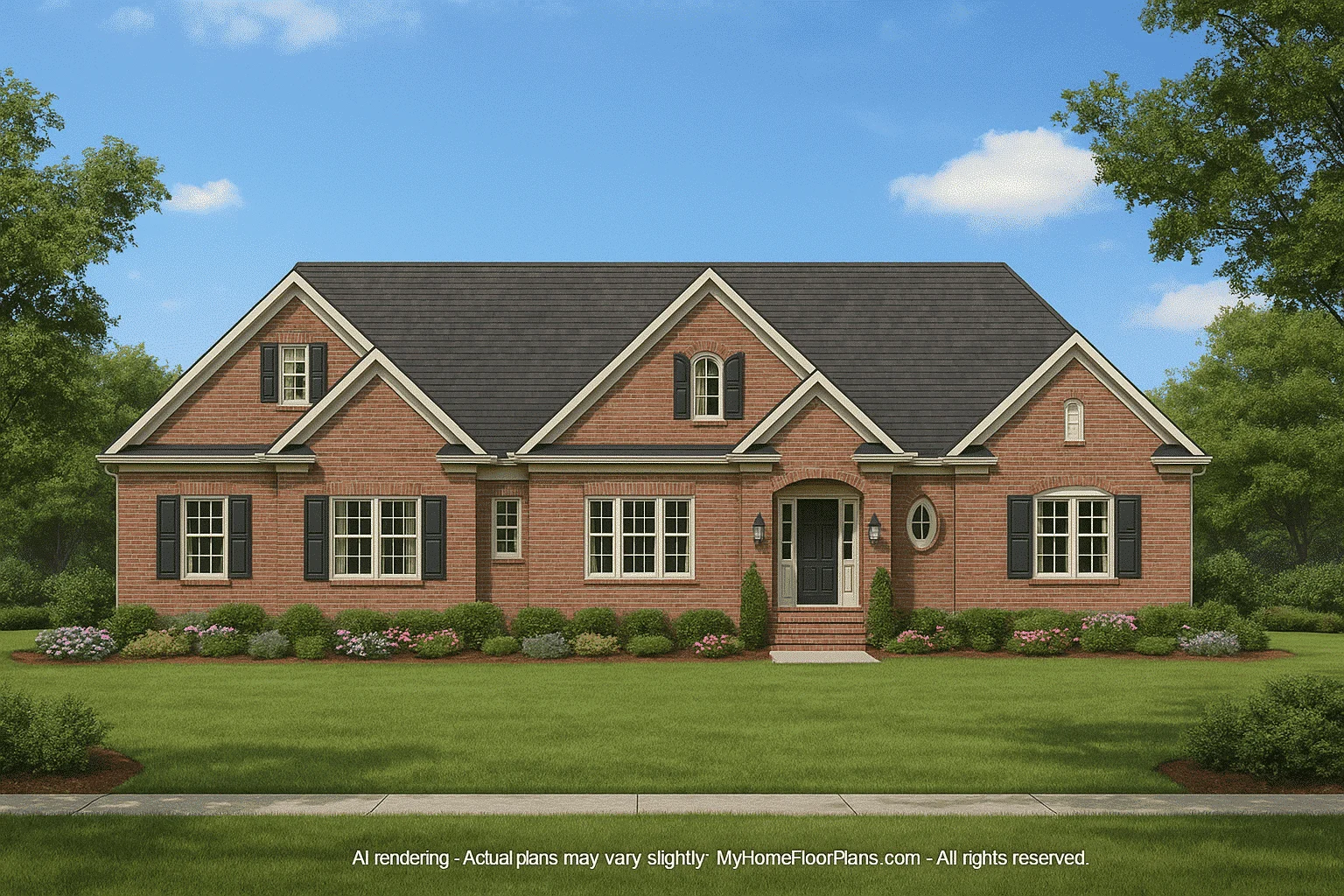 IMPORTANT Make the house as realistic as possible, landscape orientation, and display entire house. Do not cut off right or left side of house!