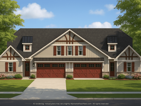IMPORTANT Make the house as realistic as possible, landscape orientation, and display entire house. Do not cut off right or left side of house!