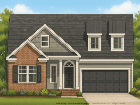 IMPORTANT Make the house as realistic as possible, landscape orientation, and display entire house. Do not cut off right or left side of house!