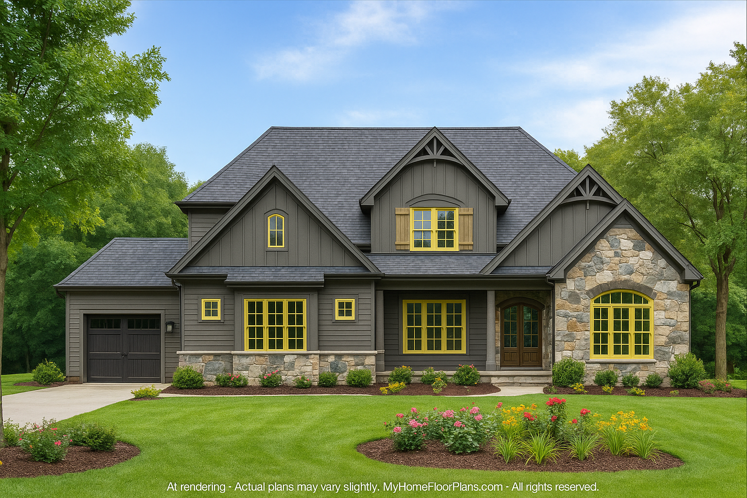 IMPORTANT Make the house as realistic as possible, landscape orientation, and display entire house. Do not cut off right or left side of house!