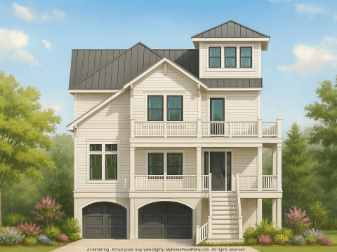 IMPORTANT Make the house as realistic as possible, landscape orientation, and display entire house. Do not cut off right or left side of house!