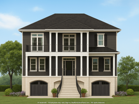 IMPORTANT Make the house as realistic as possible, landscape orientation, and display entire house. Do not cut off right or left side of house!
