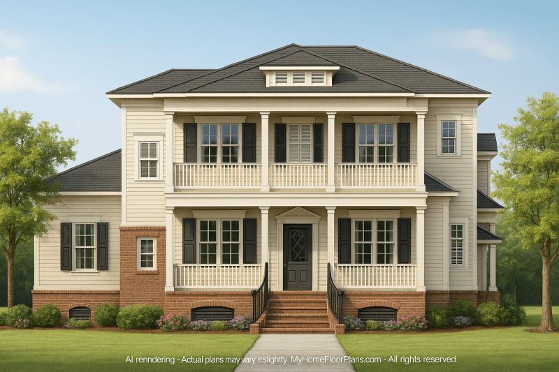 IMPORTANT Make the house as realistic as possible, landscape orientation, and display entire house. Do not cut off right or left side of house!