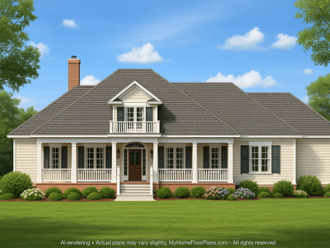 IMPORTANT Make the house as realistic as possible, landscape orientation, and display entire house. Do not cut off right or left side of house!