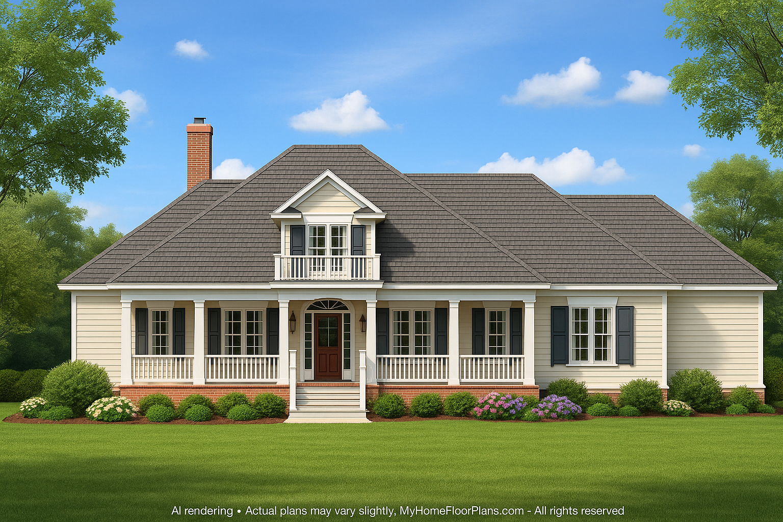 IMPORTANT Make the house as realistic as possible, landscape orientation, and display entire house. Do not cut off right or left side of house!