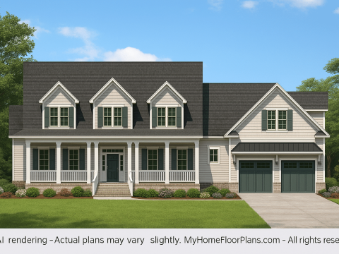 IMPORTANT Make the house as realistic as possible, landscape orientation, and display entire house. Do not cut off right or left side of house!