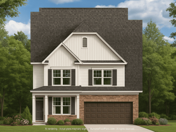 IMPORTANT Make the house as realistic as possible, landscape orientation, and display entire house. Do not cut off right or left side of house!