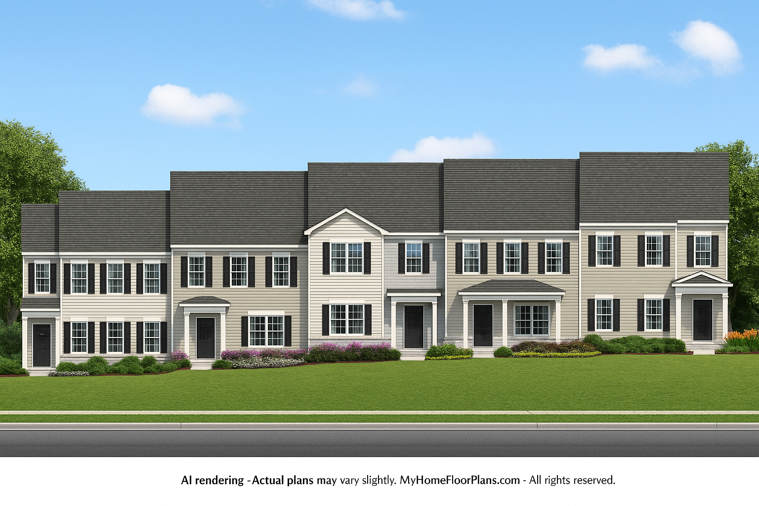 IMPORTANT Make the house as realistic as possible, landscape orientation, and display entire house. Do not cut off right or left side of house!